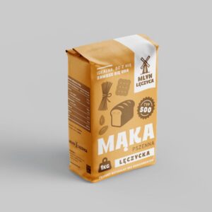 Mąka pszenna ŁĘCZYCKA typ 500 – 1kg