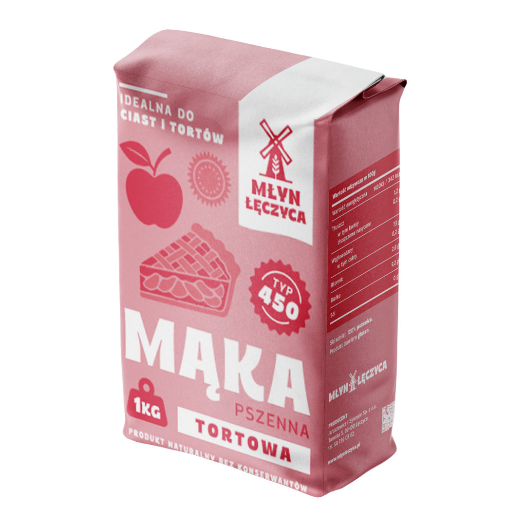 Mąka pszenna Tortowa Typ 450 przód
